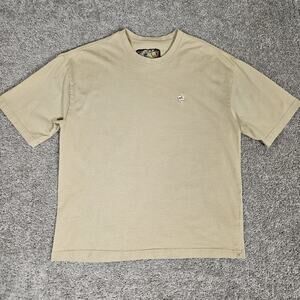 American Garage Shirt Unisex Medium Beige T-Shirt Boxy Noodles Minimalist Skater